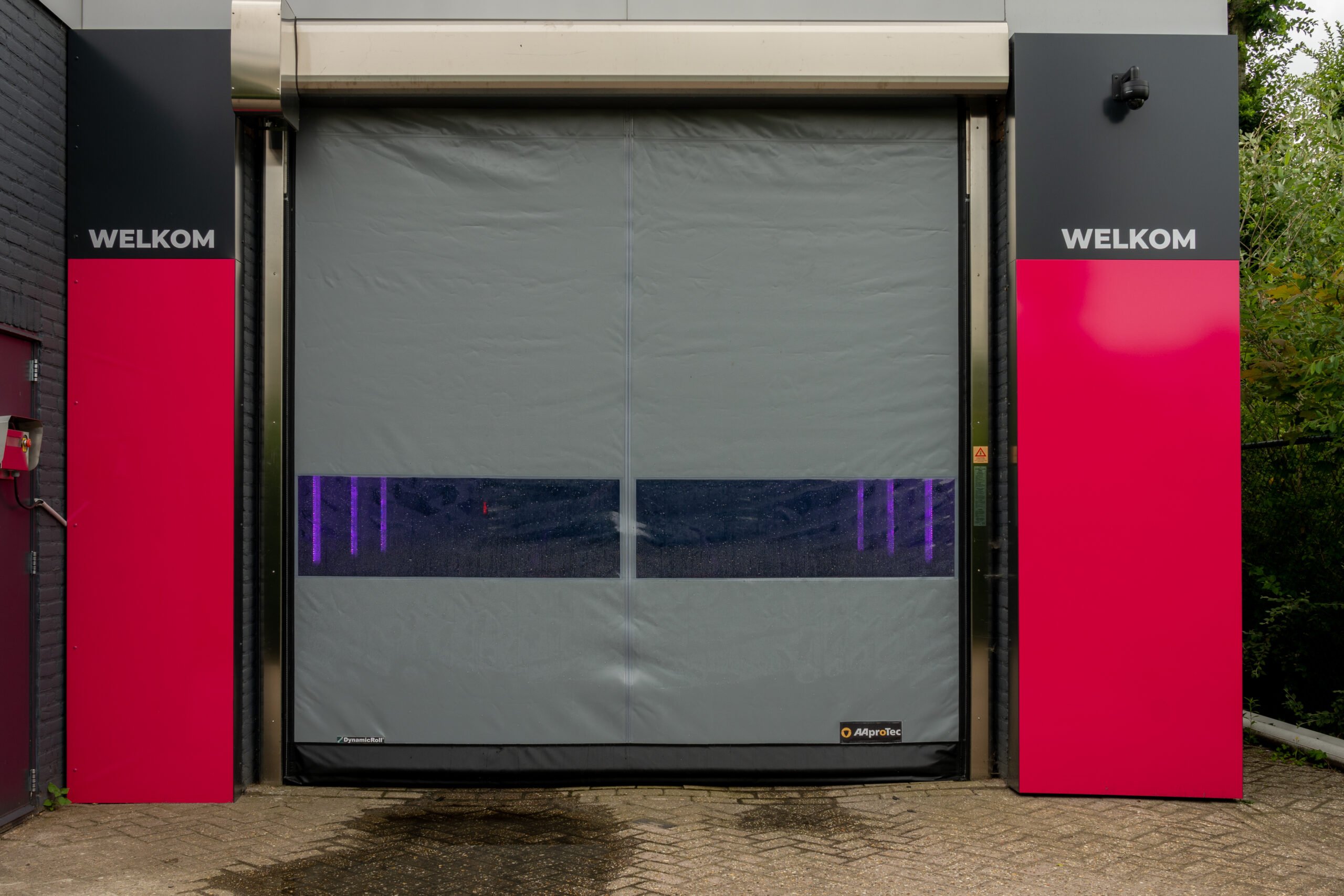 BMP Dynamicroll snelroldeur in een carwash