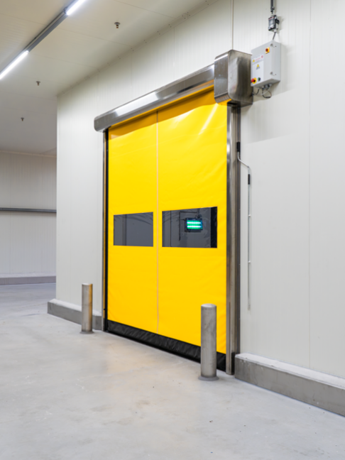 Food Inox snelroldeur voor de voedingsindustrie