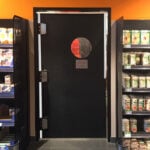 BMP Stricker Pendeldeur in een supermarkt