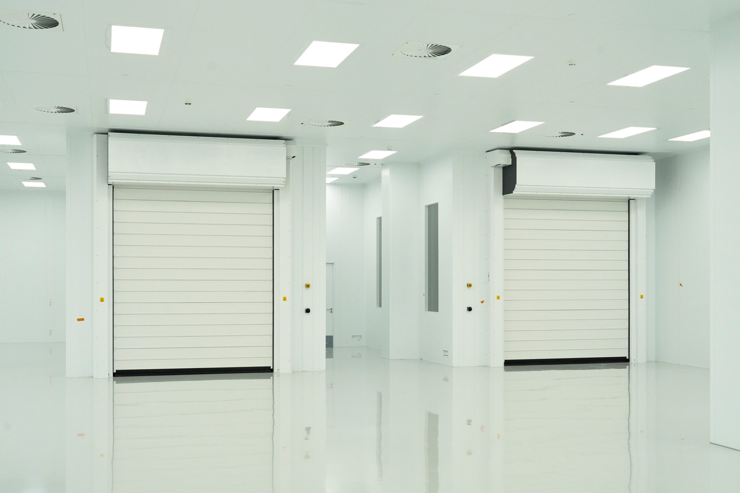 Snelroldeuren voor cleanroom toepassingen