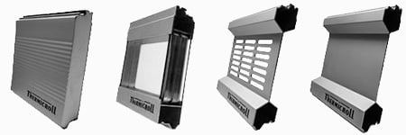 Thermicroll spiraaldeuren verkrijgbaar met diverse paneeltypen