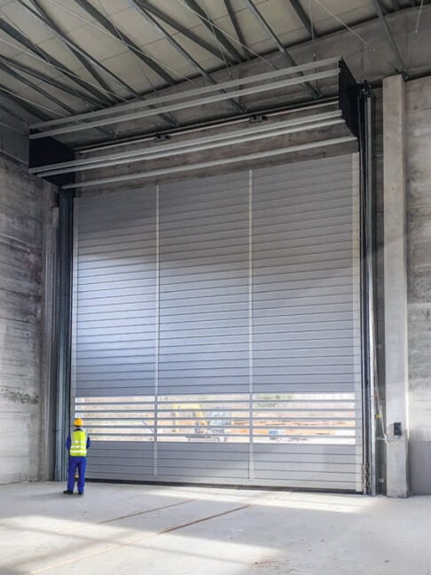 Thermicroll Spiraaldeur voor grote doorgangen