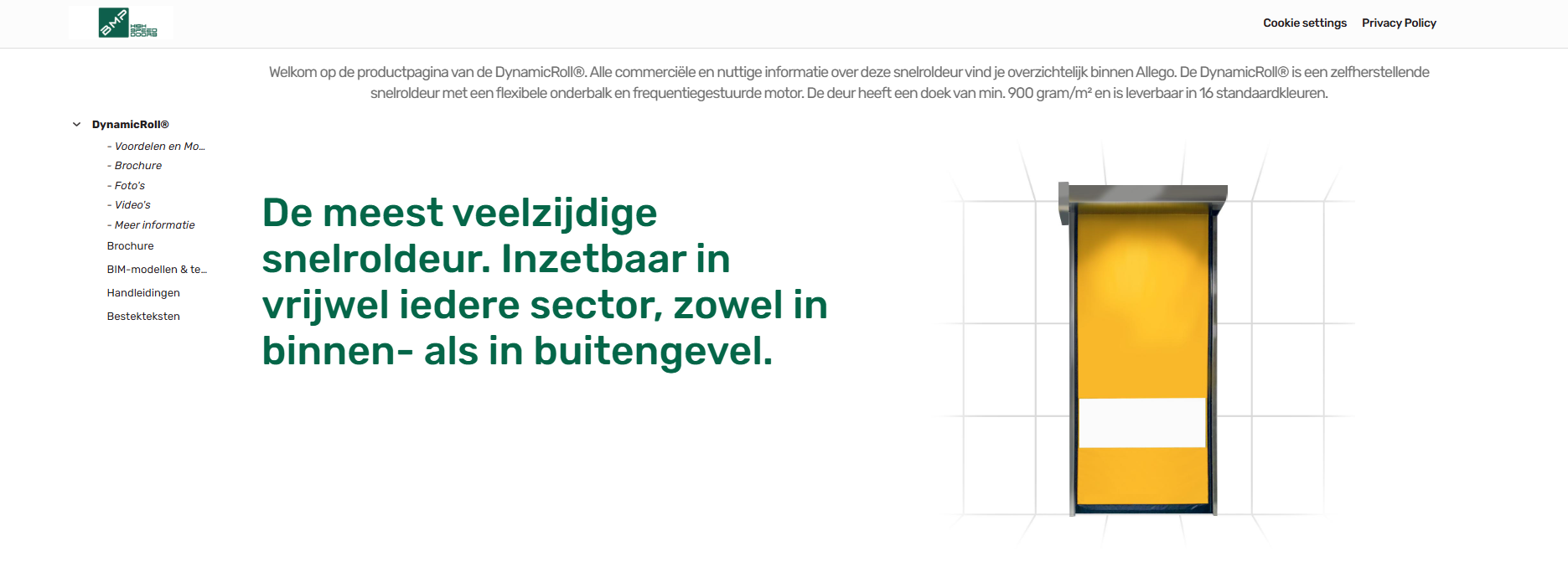 nieuwe productpagina portal